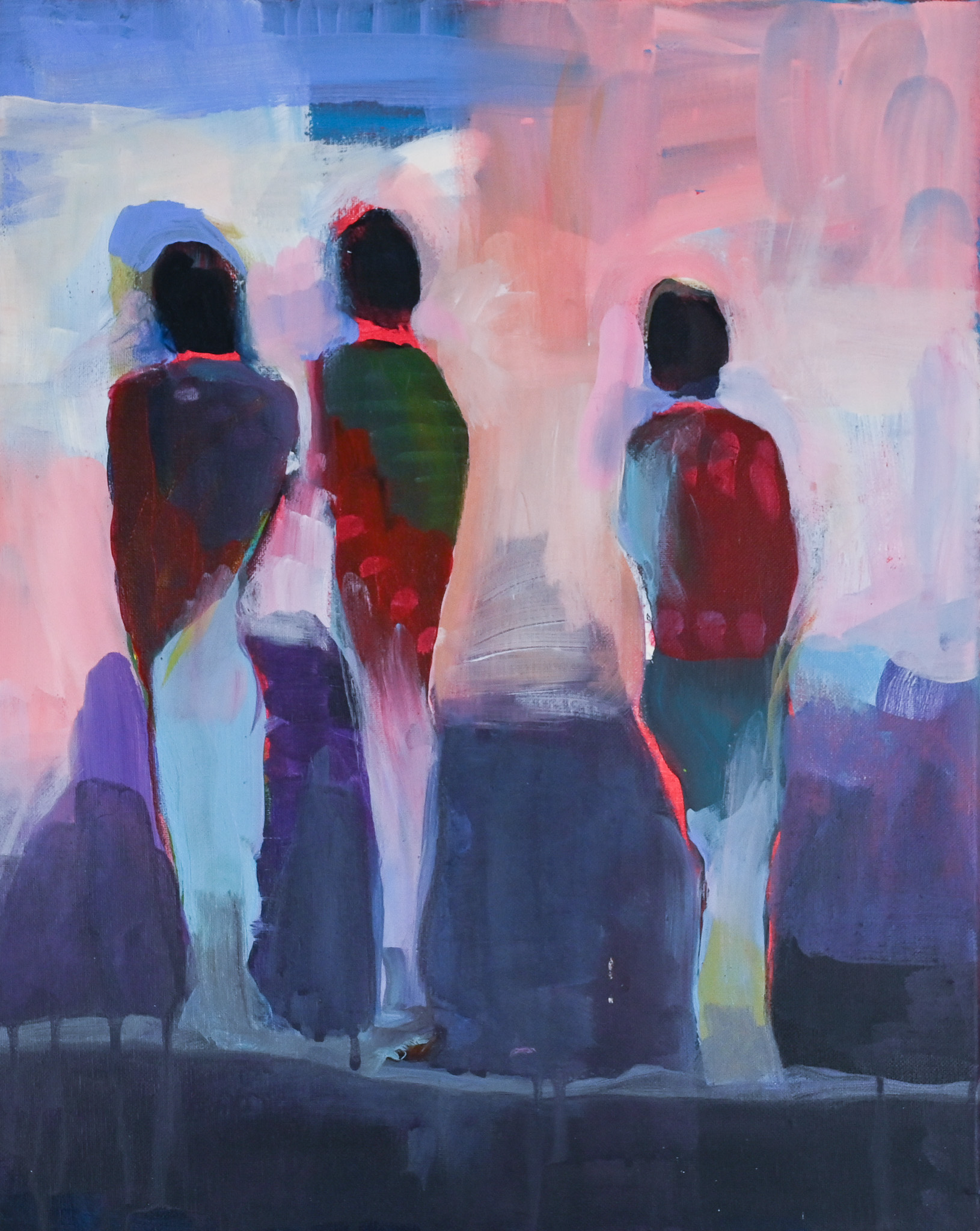 Contemplating Figures I - Sawidji Gallery