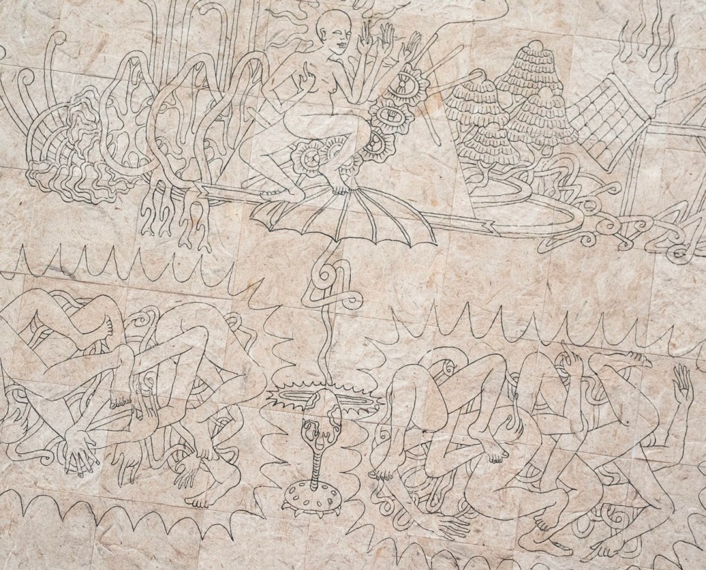 work in progress by artwork by Kuncir Sathya Viku, Juli 2024